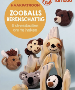 Yarnzoo | Haakboek Zooballs Berenschattig stressbal