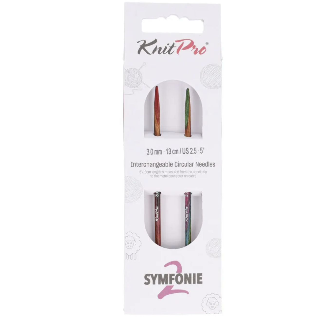 KnitPro | Symfonie 2 verwisselbare breipunten (13 cm) - Afbeelding 2